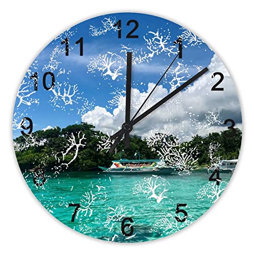 Horloge murale silencieuse pour travailler sans bruit au bureau