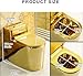 Toilets For Bathrooms, Gold Toliet, One Piece Toilet With Comfort Seat, Golden Toliet Bowl, Elongated(350mm)