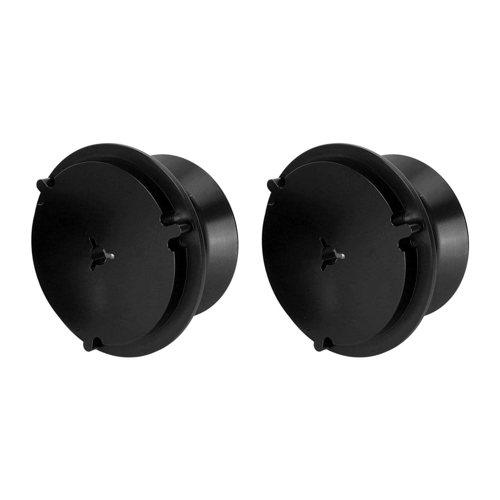 KUIDAMOS Abridor de 10 Pulgadas, Dispositivo de Carga Universal de Aleación de Aluminio Pulido para Grabadoras de Carrete a Carrete para Studer Akai, Paquete de 2 (Negra)