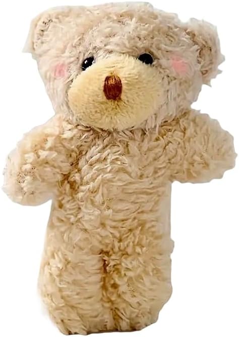 Cute Plush Bear Bag Charm, 10 cm (Random colour)