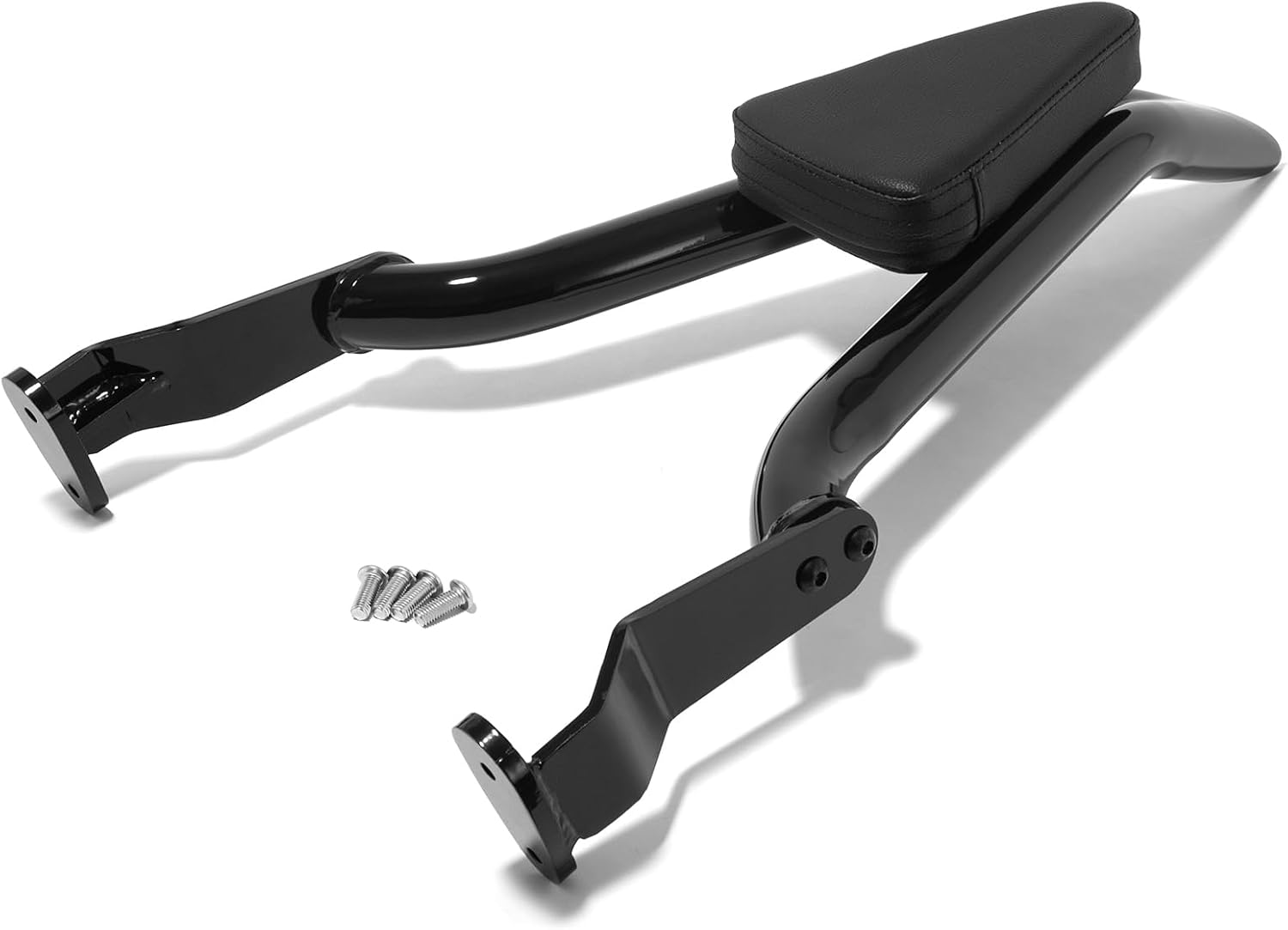 TOFR 23" Triangle Style Sissy Bar Passenger Backrest Rear Pad for Harley Freewheeler FLRT 2015-2025 Road Glide 3 FLTRT 2023 2024 2025 Black Sissybar