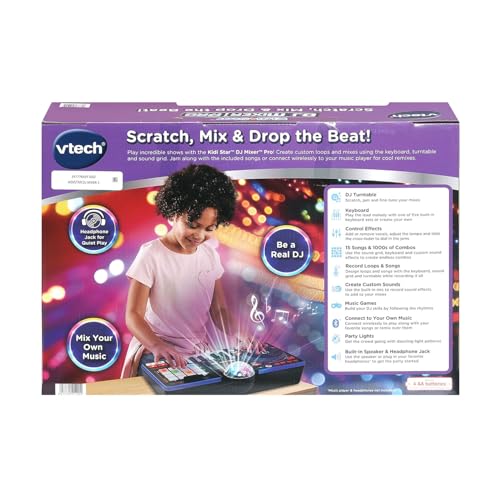 VTech Kidi Star DJ Mixer Pro, Black - image 8
