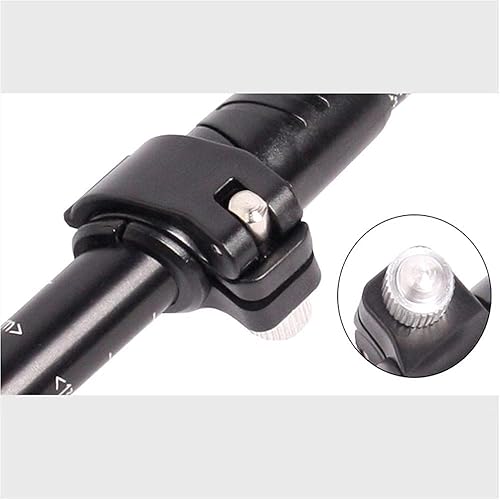 Miniatura 5 de Bastones de senderismo de aleación de aluminio con sistema de bloqueo rápido, bastón de senderismo telescópico para campamento y montañismo