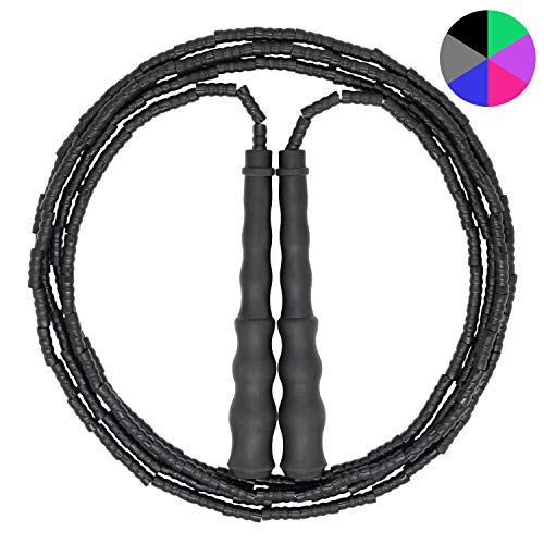 Amble Jump Rope, Soft Beaded Segment Jump Rope - Tangle-Free for Keeping Fit