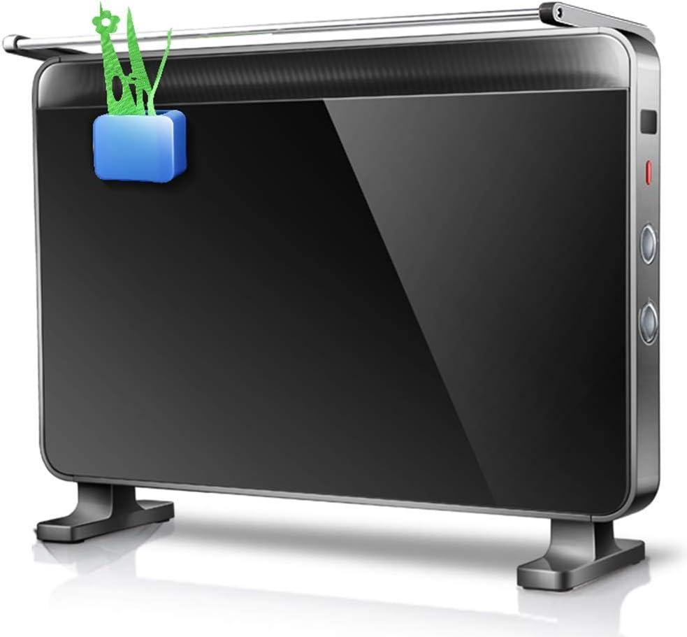 Black 3 Second Speed Hot Radiant Heater Three Temperature Adjustment Safety Protection Oil Heater with Integrated Drying Rack Humidification Box for Office