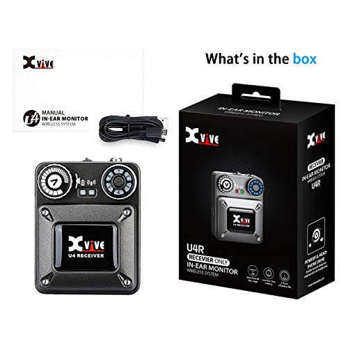Image of Xvive U4R Wireless in-Ear Monitor System Receiver for Studio, Band Rehearsal, Live Performance (U4R Only)