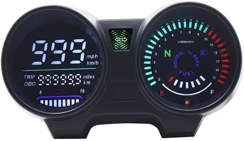 Motorcycle Speedometer Gauge Meter Motorcycle Tachometer Digital Dashboard Panel for Brazil Titan 150 CG150 Fan150 2010 2012