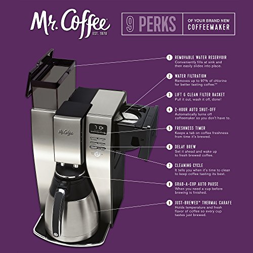 Mr-Coffee-BVMC-PSTX95-10-Cup-Optimal-Brew-Thermal-Coffee-Maker-Stainless-Steel Mr Coffee BVMC PSTX95 10 Cup Optimal Brew Thermal Coffee Maker Stainless Steel