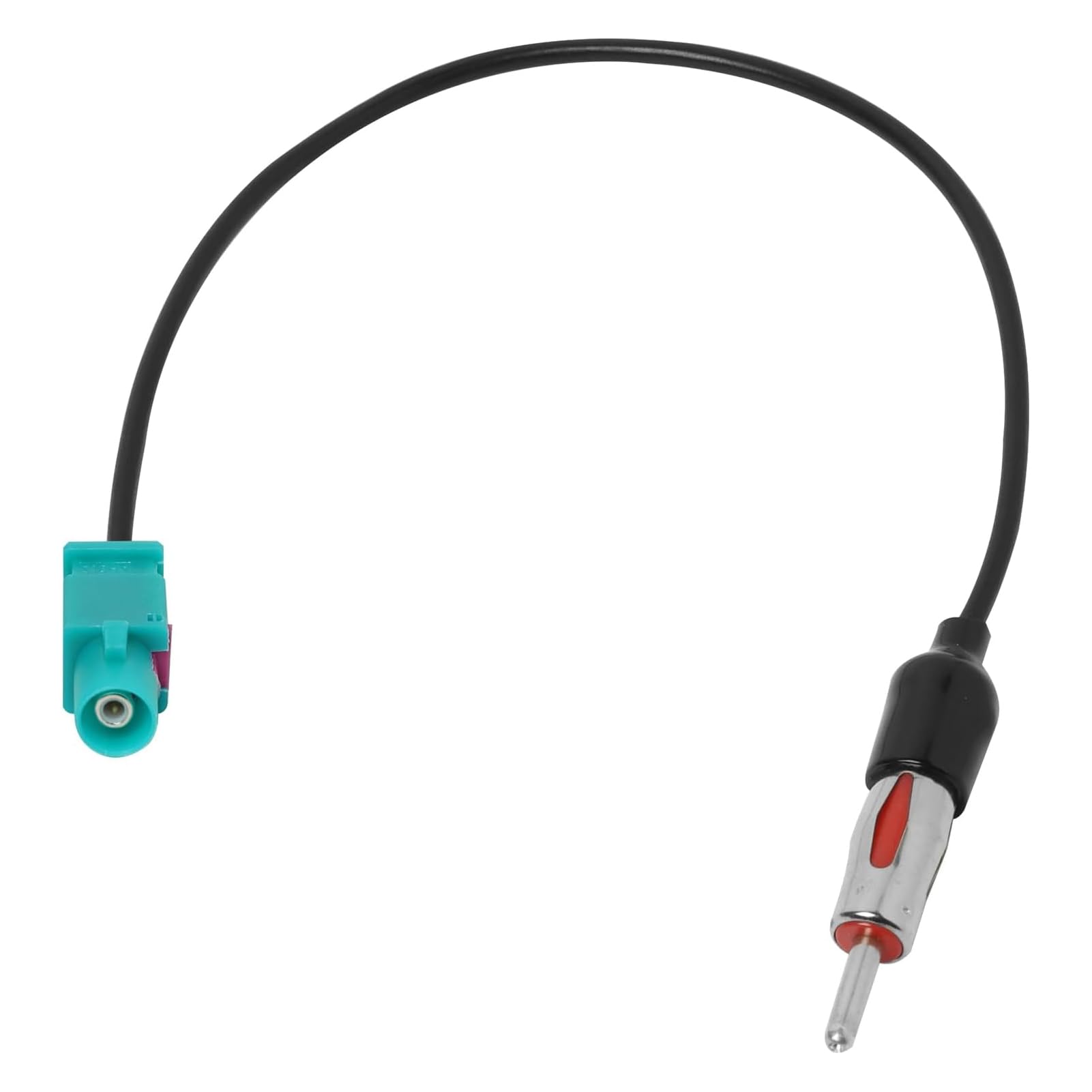 Adapter anteny samochodowej Fakra Z męski na DIN żeński, kabel przedłużający antenę złącze adapter anteny samochodowej adaptery radio samochodowe kompatybilne z pojazdami i radiami, stabilny sygnał FM
