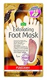 Shiny 3-Step Exfoliating Foot Peel Mask Booties by Purederm (2 Pairs)