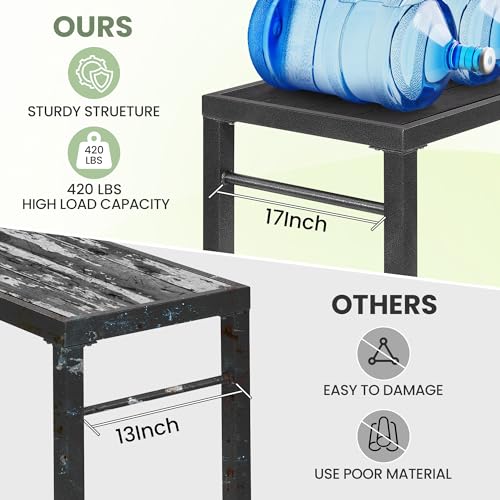 image for MURAGO 46*39*17 Outdoor Bar Table Extra Wide,Tall Bar Height Outdoor P