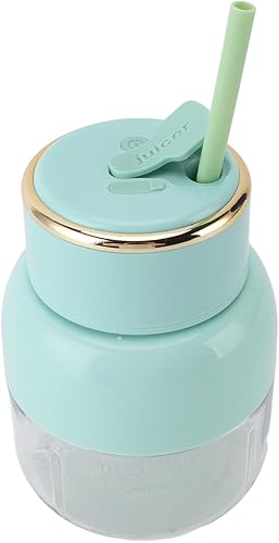 Licuadora portátil recargable por USB, licuadora de jugo de 27.1 fl oz con 6 cuchillas, mini licuadora fresca para deportes, viajes, gimnasio,