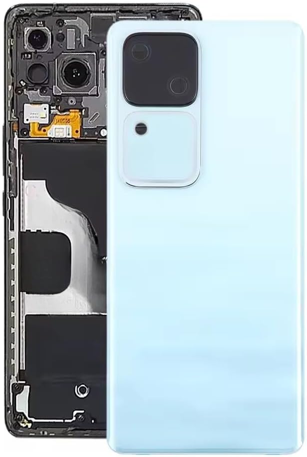 for vivo V30 Back Cover Spare Parts Rear Case Back Battery Cover Door Housing with Camera Lens (Green)