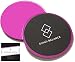 Bondi Balance Gliding Discs - Dual Sided for both Carpet and Hard Floor Whole Body Workouts - Bonus Core and Glute Workout Ebook - Train Anywhere Anytime - Travel or Home (Black)