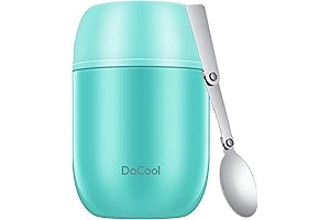 Leak-Proof DaCool Thermos Keeps Kids'Lunch Warm/Cool