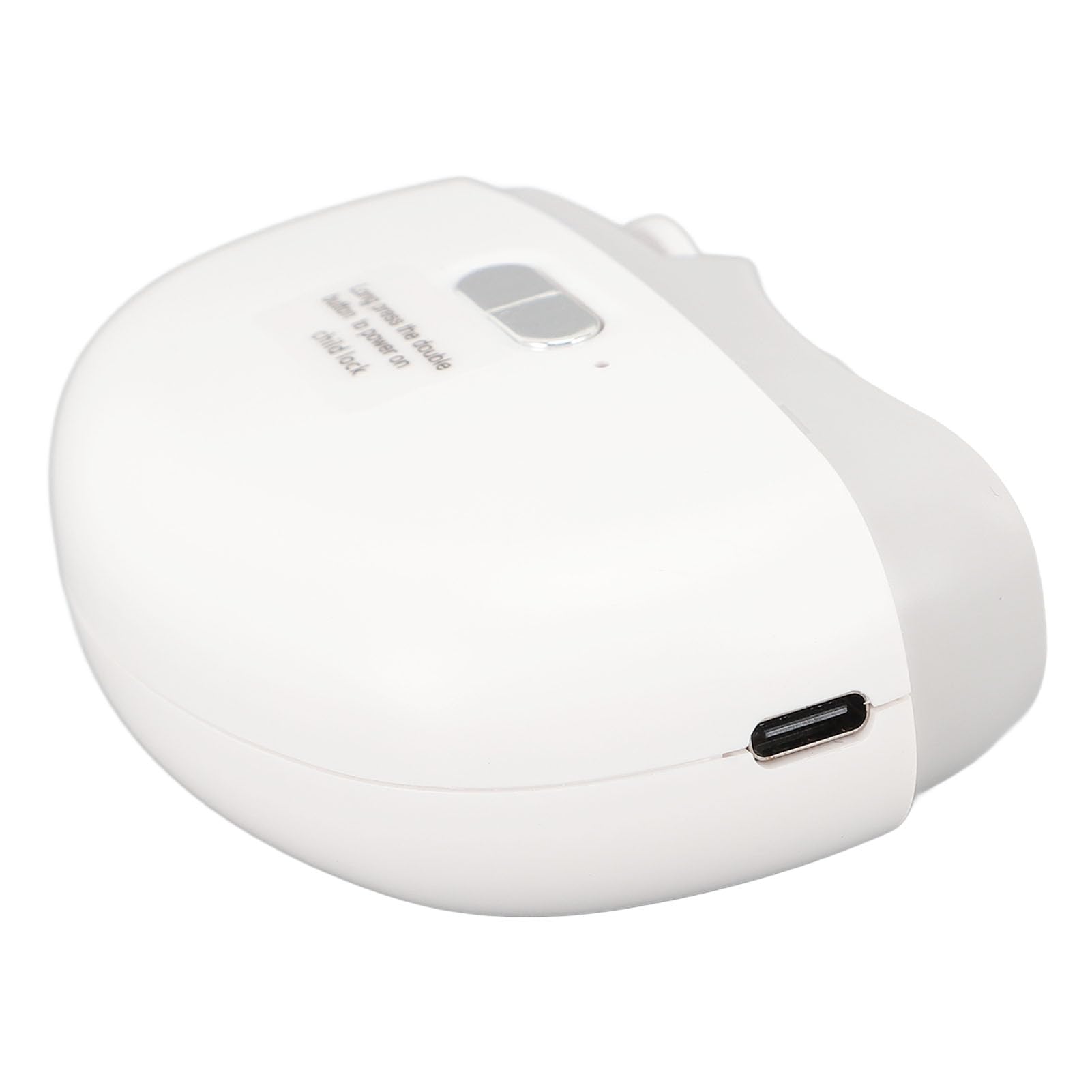 Elektryczny Obcinacz do Paznokci dla Dorosłych, Automatyczny, Przenośny, Cichy, 2-biegowy (WHITE)