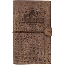 Travelers Notebook Jurassic Park | Travel Pocket Notebook | Travel Journal For Men | Gifts For Travelers | Cute Small Notebook | 7.3 x 4 Inches | 80 Sheets PU Leather Journal | Jurassic World Rebirth