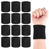 PFLEGELEICHT: Diese wristband sind maschinen- oder handwaschbar und behalten auch nach mehrmaligem Waschen ihre Form und Elastizität für den wiederholten Gebrauch. Das Set enthält 12 Stück und bietet somit einen ausreichenden Vorrat für regelmäßiges Training ohne tägliches Waschen – perfekt für Vielsportler.