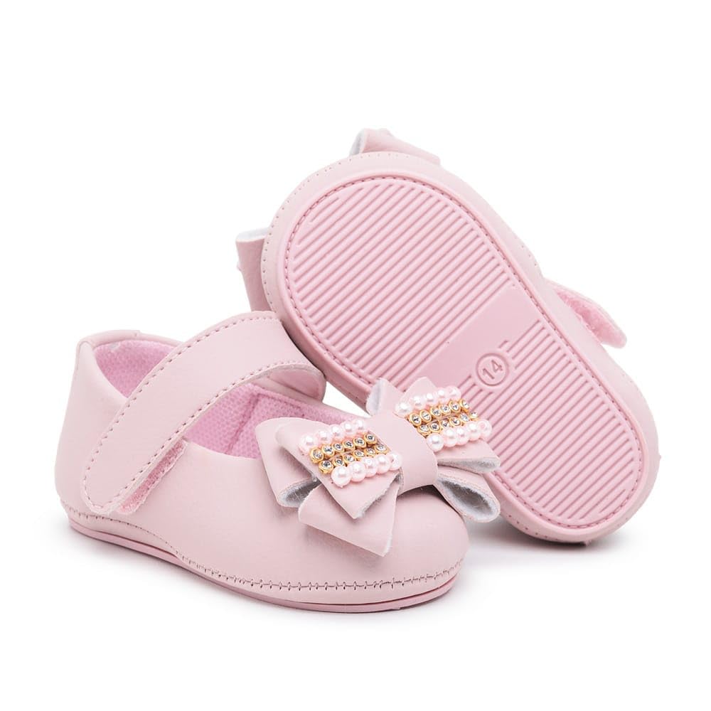 Sapatilha Infantil Bebê Menina Recém Nascido Primeiros Passos Com Lacinho Para Batizado em promoção! Veja a oferta e mais achadinhos de Sapatos Infantis 2 Hoje é o melhor dia para comprar Sapatilha Infantil Bebê Menina Recém Nascido Primeiros Passos Com Lacinho Para Batizado com aquele preço maroto! Promoção! Aproveite a oferta! 2