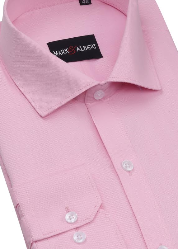 Image of MARK & ALBERT Men's Cotton Formal Shirt