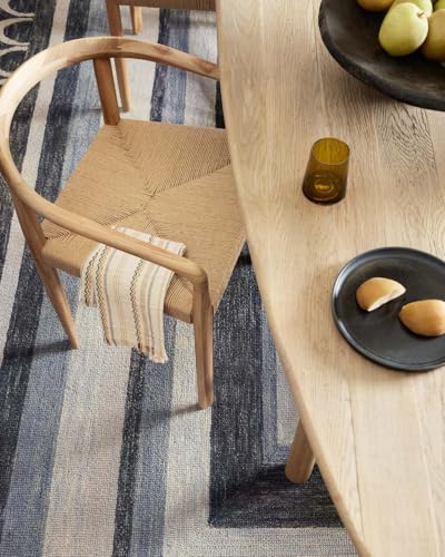 Image of Modern Irregular Shape Pattern Wool Carpet with Loop Texture Yarn Anti Shedding Carpet Size 8x10 Feet B2 Grey Multi Color
