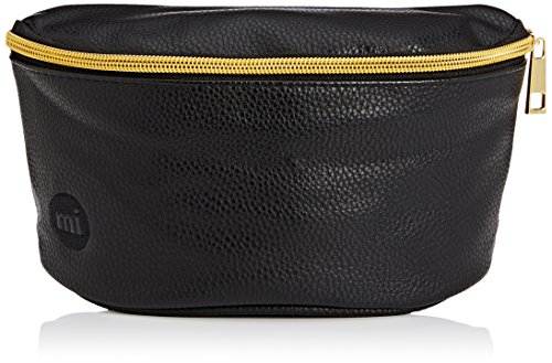 Mi-Pac Gold Bum Bag Mochila Tipo Casual, 22 cm, 2 litros, Tumbled Black Cover