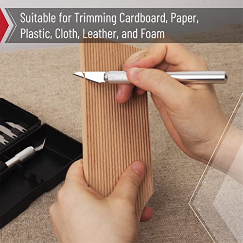 Mr. Pen- Utility Knife Kit, Utility Knife, 13 Piece, Craft Knife Set, Utility Knife For Crafting, Cutter, Pen Knife, Razor Knife, Craft Knife, Utility Knife Blades, Hobby Knife, Leather Cutting Tool #TOP4