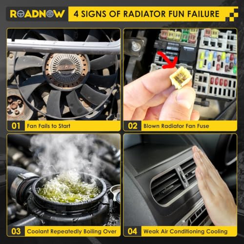 RoadNow 620-253 Radiator Cooling Fan Fit for Honda Civic 1.8L 2006-2011 by RoadNow - Used condition - Image 9