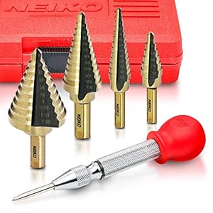 NEIKO 10169A 5-teiliges Stufenbohrer Set