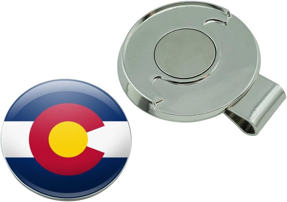 review GRAPHICS & MORE Colorado State Flag Golf Hat Clip with Magnetic Ball Marker