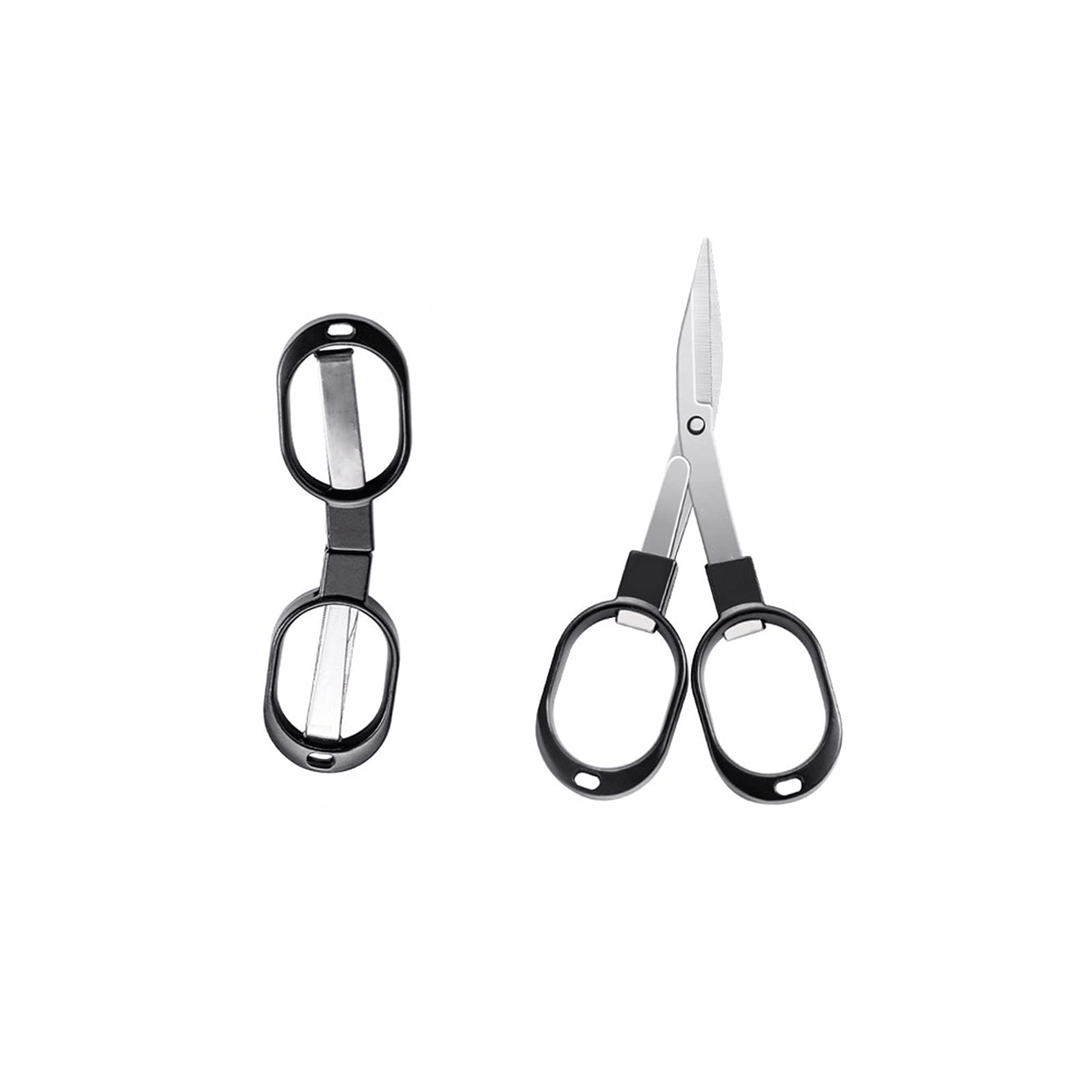Tijeras para ensalada 1 Uds. Mini tijeras, tijeras plegables de acero inoxidable, tijeras de viaje para colgar en su llavero