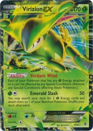 Pokemon - Virizion-EX (9) - Plasma Blast - Holo
