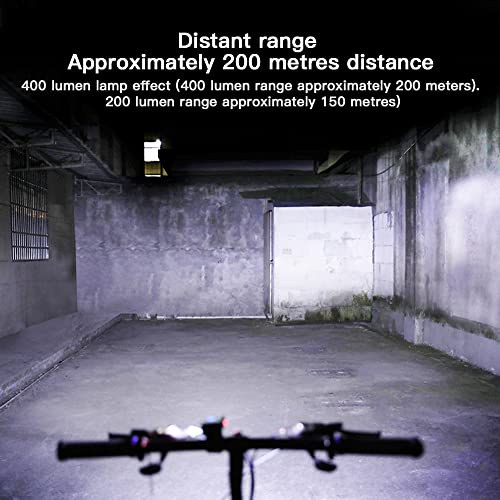XUMU Luce della bicicletta, luce ricaricabile