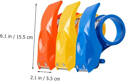 Miniatura 3 de STOBOK 9 piezas de sellador de cinta de sellado de clima, cortador de cinta manual, dispensador de cinta washi, dispensador de cinta de escritorio,