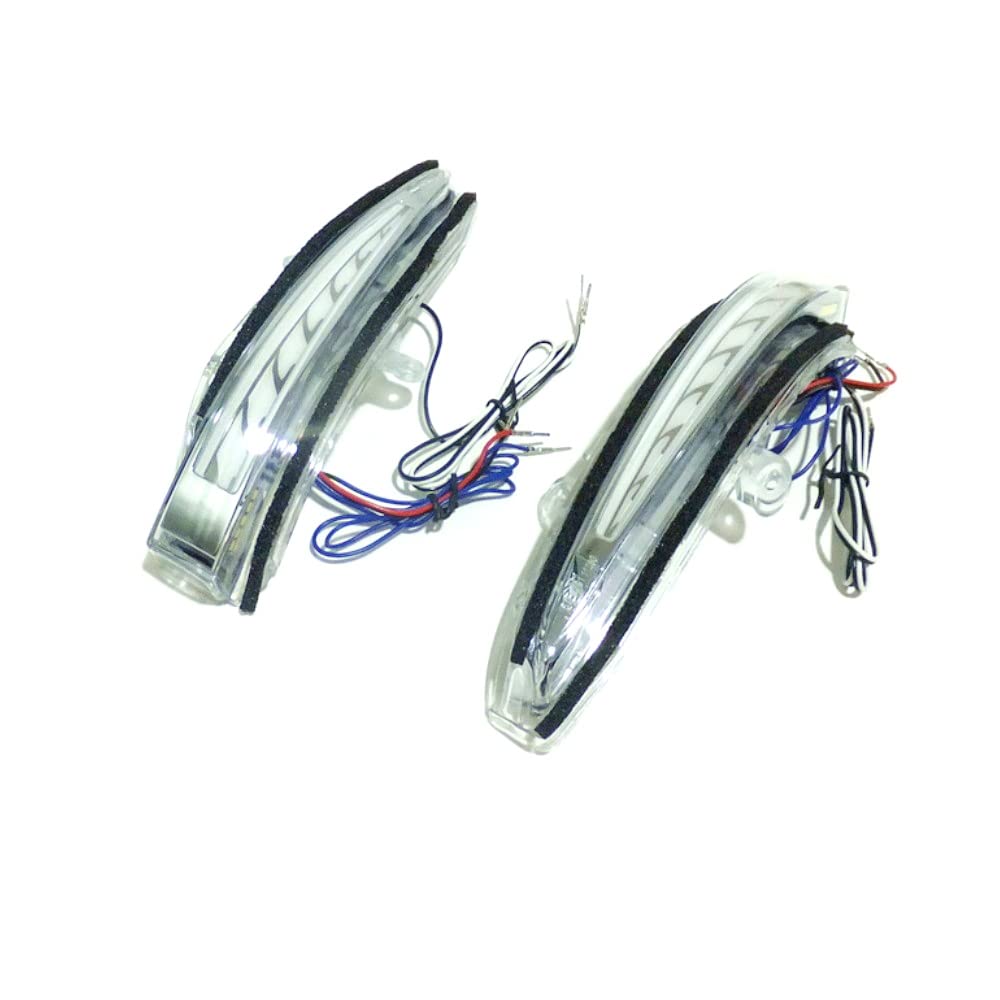 Luci a LED a specchio retrovisore per Alphard Vellfire 30 2016+ RAV4 5th 2019+ Sienna 4th 2020+, Luce di marcia diurna bianca DRL Streamer Segnali di direzione gialli Luci a terra