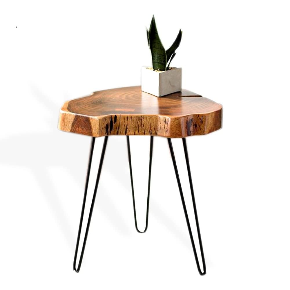 Tree Slice Side Table Handcrafted Tree Tables Teak Root Lamp Table Rectangular/Oval