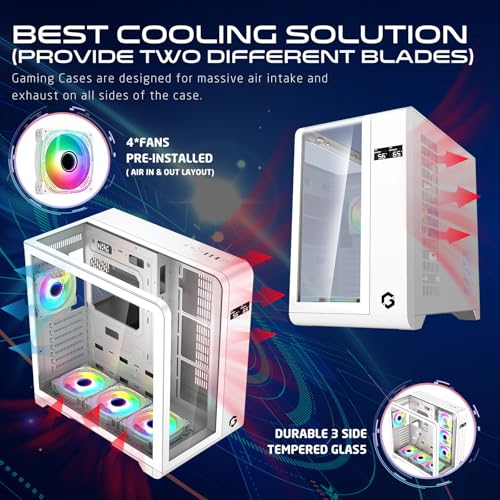 Carcasa ATX GAMEON GO-INFINITY-A para solucionar problemas de sobrecalentamiento en PC 6