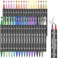 Amazon | GeeRic 48色アクリルマーカーペン 防水速乾アクリルペン 筆
