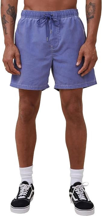 COTTON ON Mens Drawstring Hem Casual Shorts