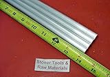 4 Pieces 1/2' Aluminum 6061 Round Rod 14' Long +.07'/-0 Solid T6511 Extruded Lathe Bar Stock