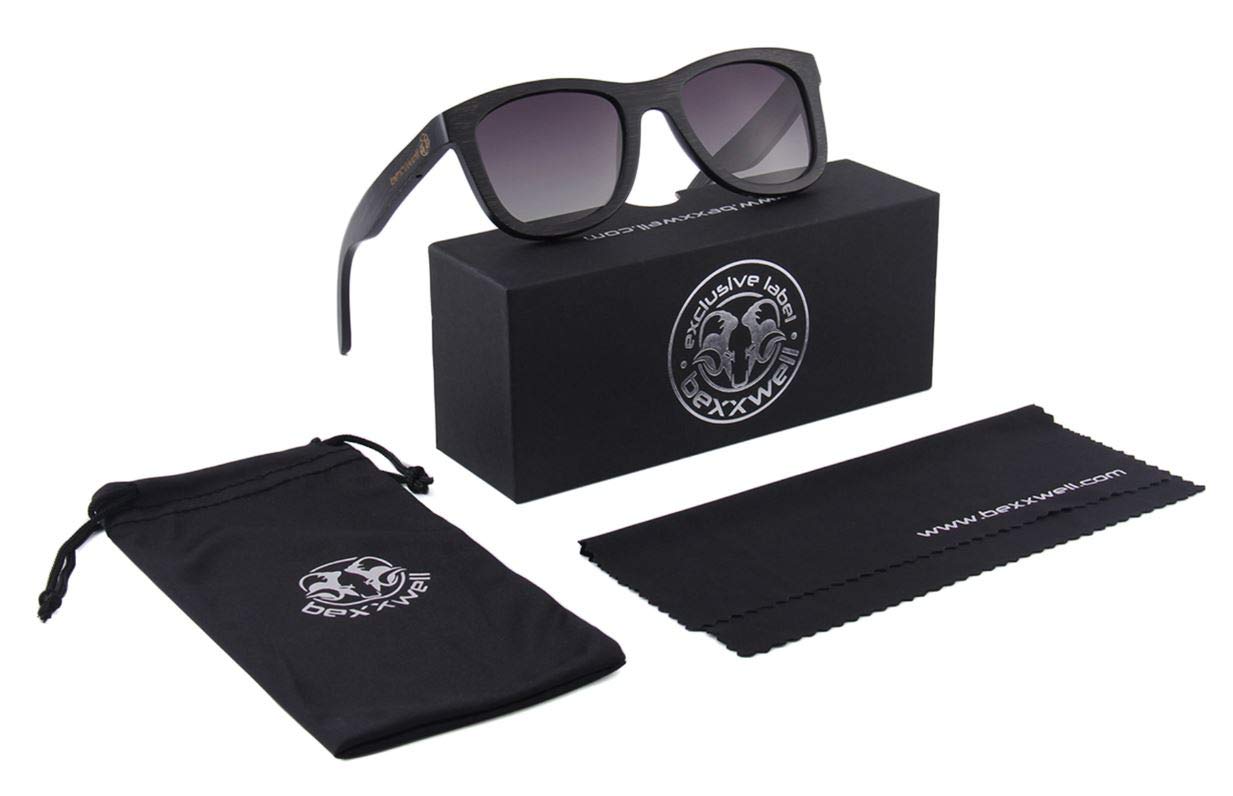 Sonnenbrille aus Echtholz (handmade, UV-Schutz)