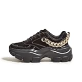 Women Chunky Platform Dad Colorblock White Neon Green Fuchsia Hologram Silver Casual Lace-Up Walking Sneakers