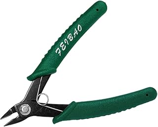 Aexit Green Plastic Coated Handle 5 Inch Side Wire Cutting Pliers