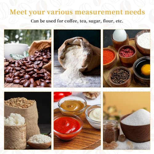Kaffeelöffel aus Walnuss Holz 15 ml Holz Kaffee Messlöffel Löffel Kaffee für Messen von Kaffeebohnen Gemahlene Bohnen Tee