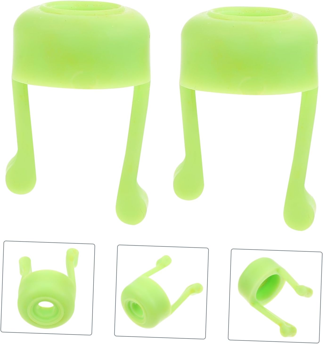 Ipetboom 2pcs Portable Eye Drops Bracket Useful Silicone Holder for Accurate Dripping for Home Use Helps Seniors Eye Drops Application