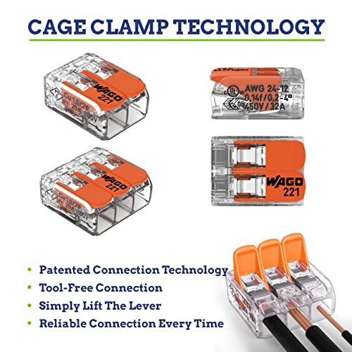 WAGO 221 Series Compact Splicing Connctor and WAGO 2773 Series Push-in Wire Connectors Assortment - Thumbnail 6