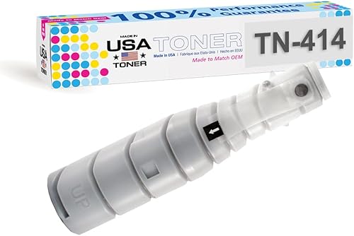 MADE IN USA TONER Repuesto compatible para Konica Minolta Bizhub 363, 423, TN414 / TN-414 / A202030 (negro, 1 cartucho)