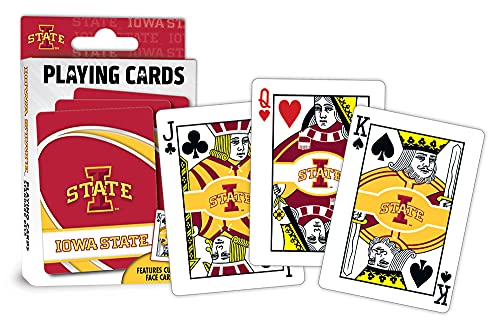 Image of MasterPieces Family Games - NCAA Iowa State Cyclones Playing Cards - Officially Licensed Playing Card Deck for Adults, Kids, and Family