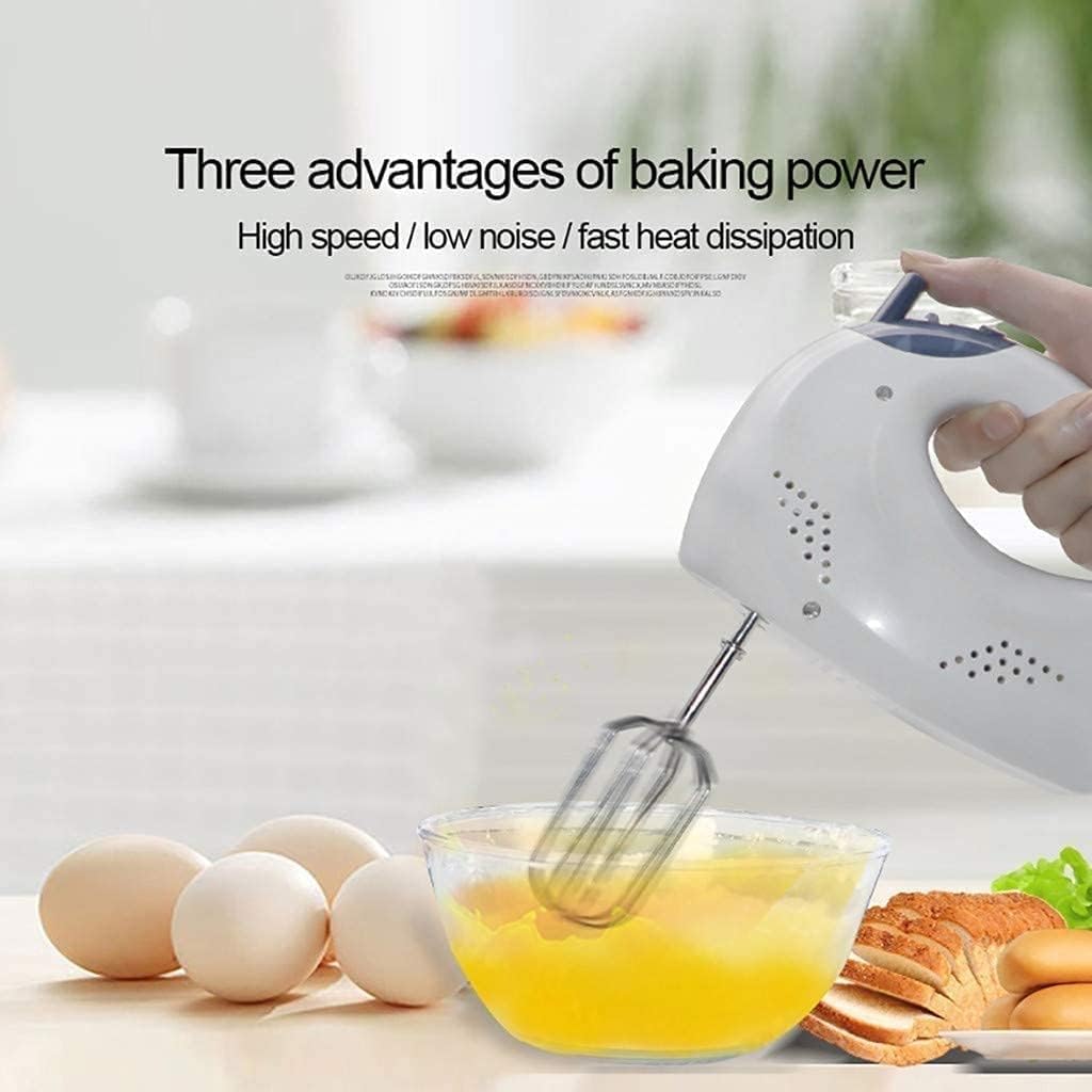 Hand Mixer 5-Speed Plus Turbo Hand Mixer Electric With Stainless Steel Attachments Portable Hand Blenders Electric 250W