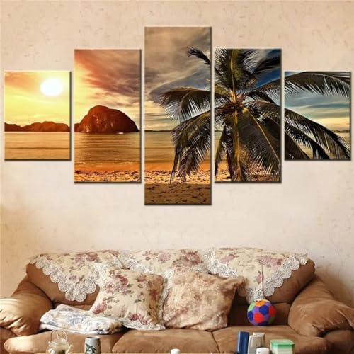 Diamond Painting Coucher de soleil 5D DIY Grand format 250x120cm pour adulte